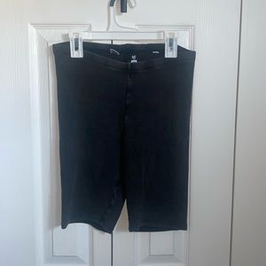 grey biker shorts